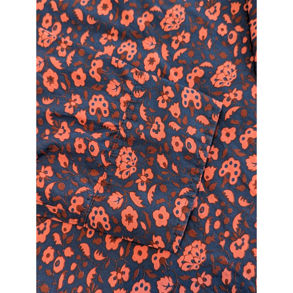 JCrew Mens Secret Wash Button Shirt Sz XL 70s Floral Slim Work Event Party NWT - Picture 11 of 16